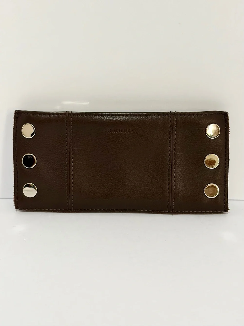 Hammitt 110 North In Espresso Pebble Leather With Shiny Silver Hardware